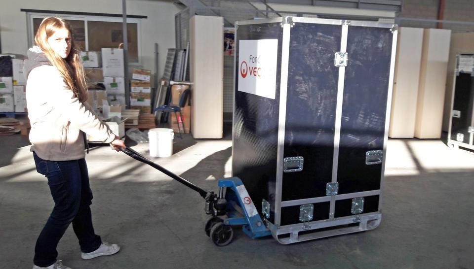 Mobilisation de volontaires Veoliaforce sur la plate-forme logistique d'urgence