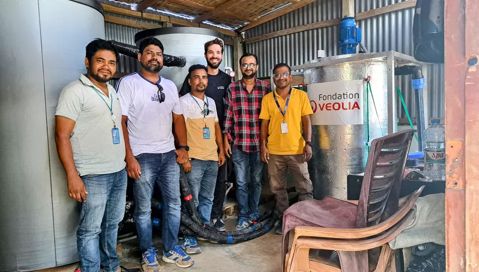 Thomas Schwarz en mission au Bangladesh autour de l'OIM, Saniforce Solar