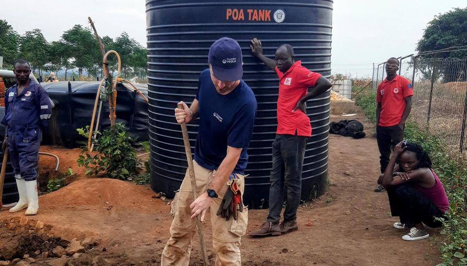 Le Saniforce déployé dans le camps de réfugiés de Kyangwali (Ouganda), Paul Sagot, janvier 2025
