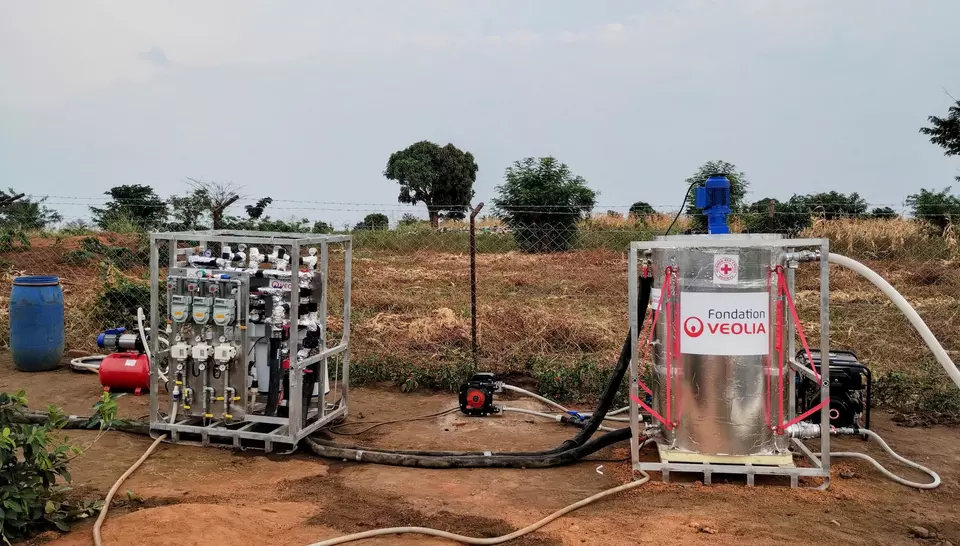 Le Saniforce déployé dans le camps de réfugiés de Kyangwali (Ouganda), janvier 2025