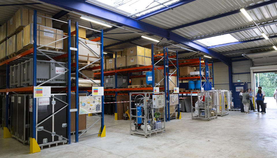 Plateforme logistique de la fondation Veolia, Savigny-le-Temple