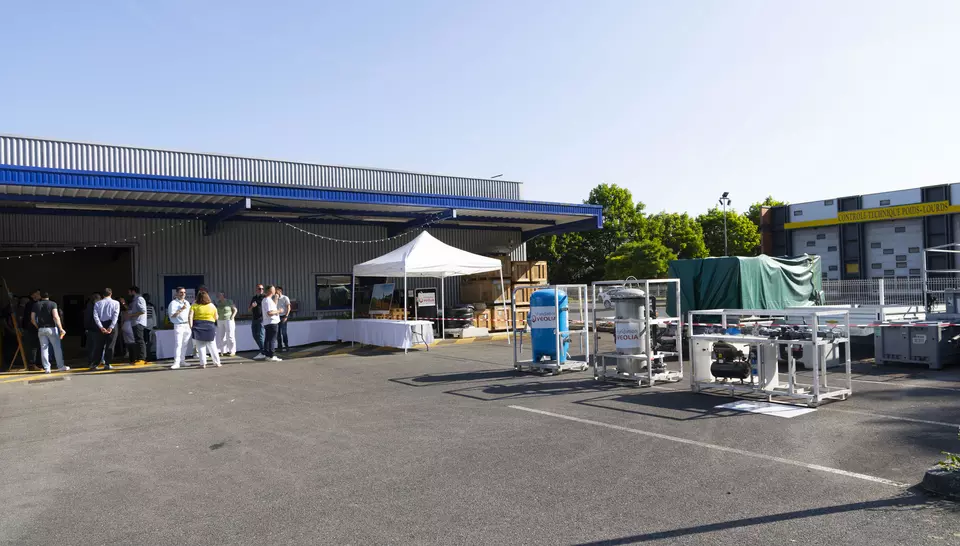 Inauguration de la plateforme logistique de la fondation Veolia, Savigny-le-Temple, 11 juin 2025