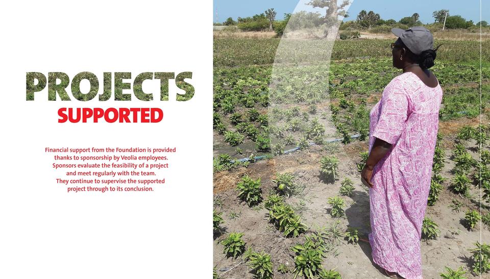 Veolia Foundation - 2024 Activity Report, Projects supported