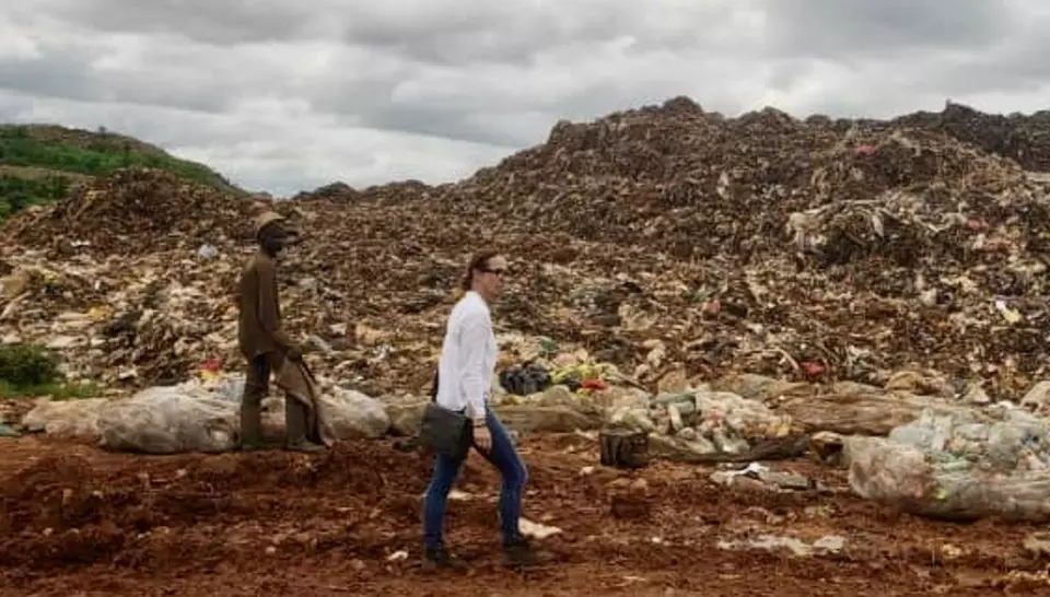 Décharge à Yaoundé, Cameroun