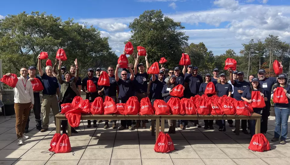 La Croix-Rouge américaine a participé à la formation Veoliaforce.