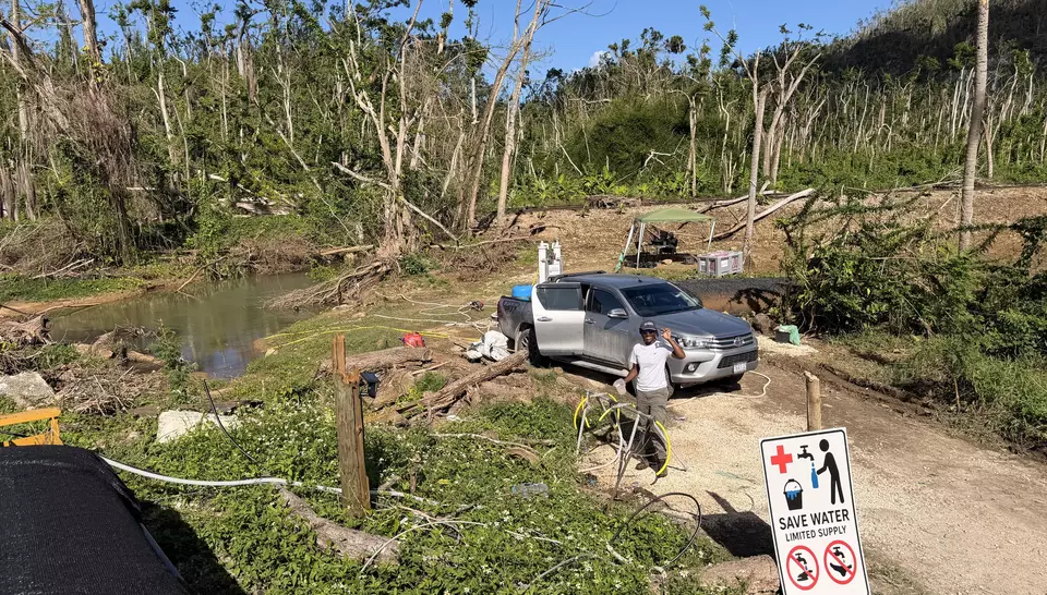 Site de déploiement de production d'eau potable en urgence