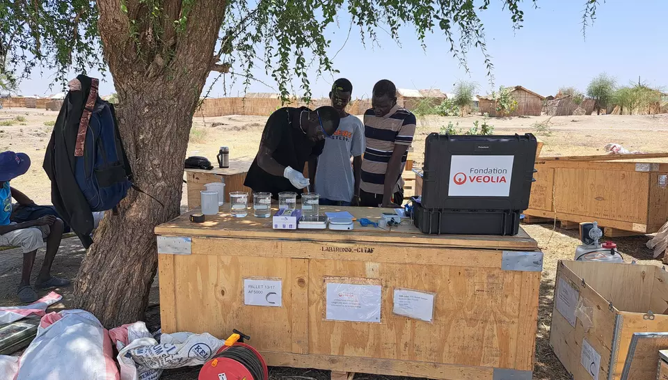 Deployment of an Aquaforce, South Sudan - Jar test for real