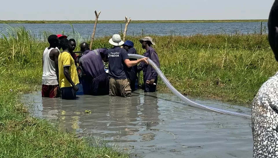 Deployment of an Aquaforce, South Sudan - floating pumping