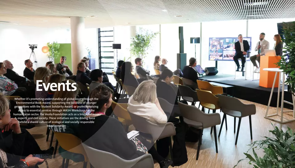 2025 Activity Report, Veolia Foundation, Events