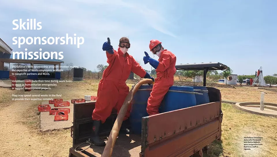 Report, Veolia Foundation, Skills Sponsorhip missions