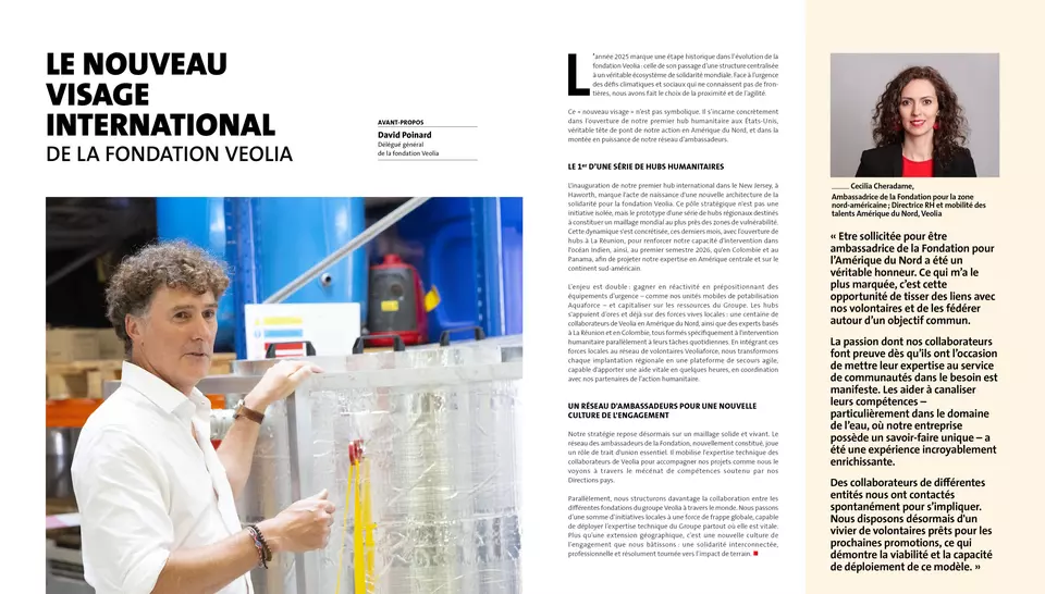 Rapport d'activité 2025, Fondation Veolia, Avant-propos