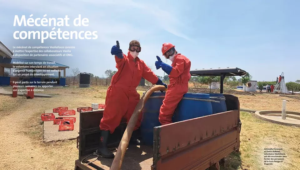 Rapport d'activité 2025, Fondation Veolia, Les missions de mécénat de compétences