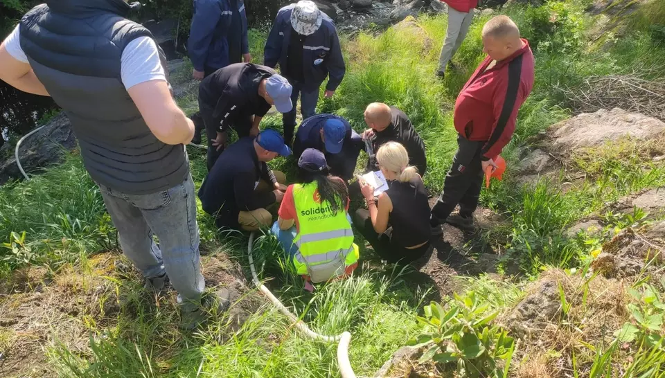Training in a Veoliaforce mission, Ukraine, with Julien de Sousa and Angela Currie, 2026