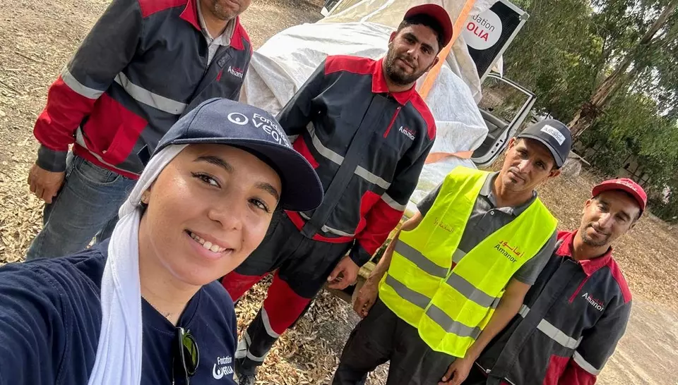 Formation de personnels du Croissant-Rouge marocain au déploiement de l'Aquaforce 2000, par les volontaires Veoliaforce de la fondation Veolia, juillet 2026