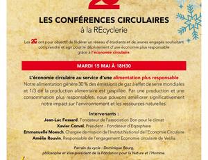 Conférence 2C de la REcyclerie le 15 mai 2018 sur l'alimentation responsable