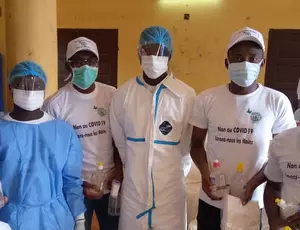 Covid-19 : la fondation Veolia engagée en Afrique, Bangangté (Cameroun)