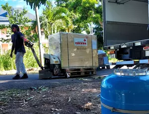 Appui à la Croix-Rouge après le passage de la tempête Fiona en Guadeloupe