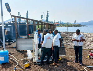 Mission Nathalie Peraro et Jocelyn Fillion-Nicollet - Fondation Veolia avec MSF
