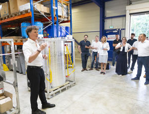 Inauguration de la plateforme logistique de la fondation Veolia, Savigny-le-Temple, 11 juin 2025