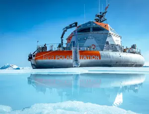 Tara Polar Station dans l'Océan Arctique © Maéva Bardy / Fondation Tara Ocean