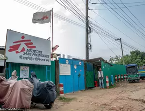 Hôpital MSF à Bangladesh © Ante Bussmann / MSF