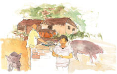 Continuing to improve the living conditions of the Minshan thanks to biogas 8379,raw,1172,5cv0483.jpg