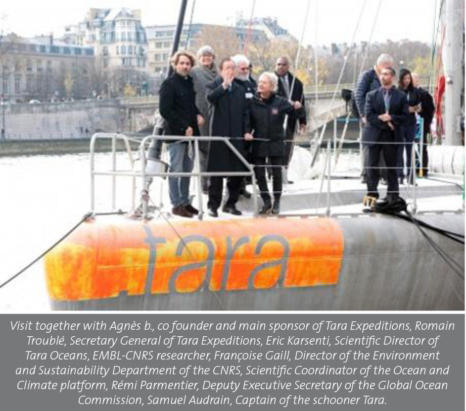 Ban Ki Moon sur Tara - COP21 avec légende EN
