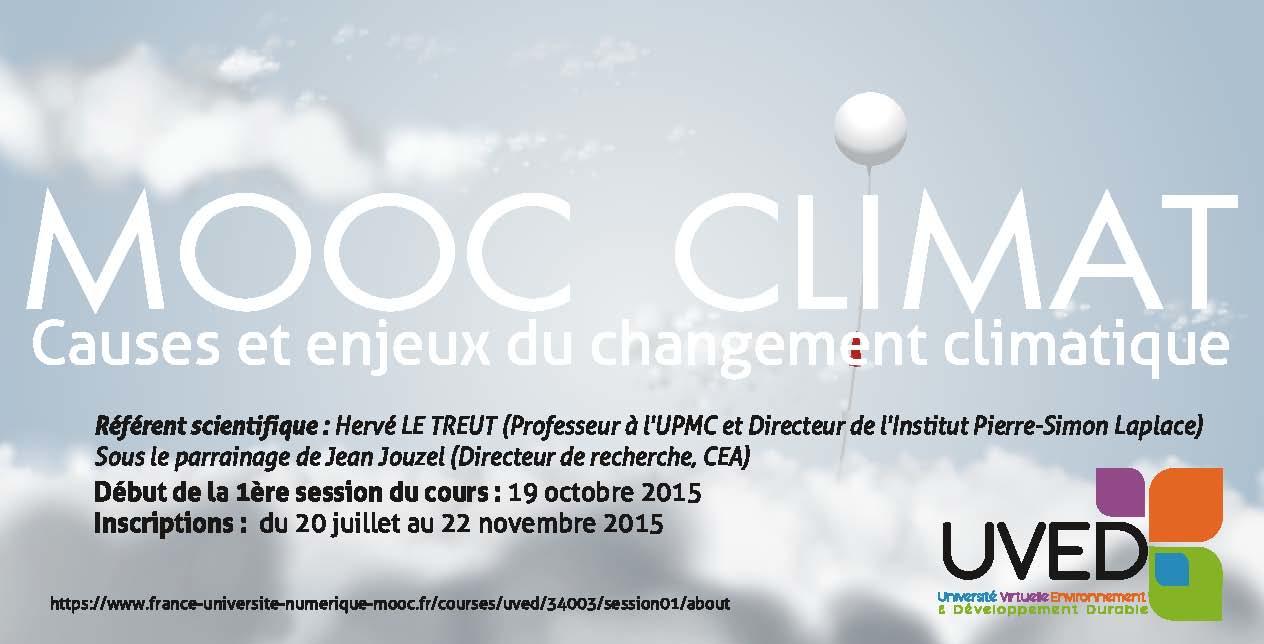MOOC Changement climatique FLYER