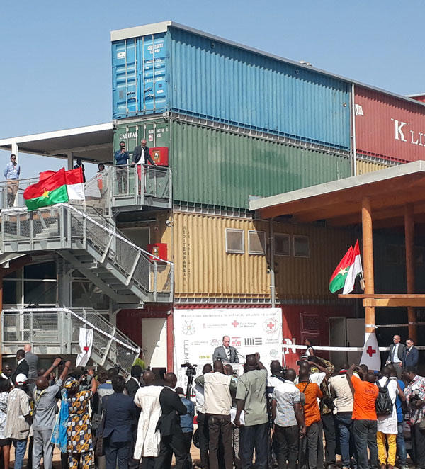 Inauguration d'un centre de formation de la Croix-Rouge au Burkina Faso