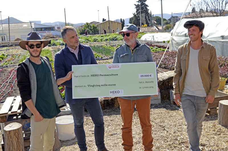 Heko Permaculture reçoit l’aide de la Fondation Veolia