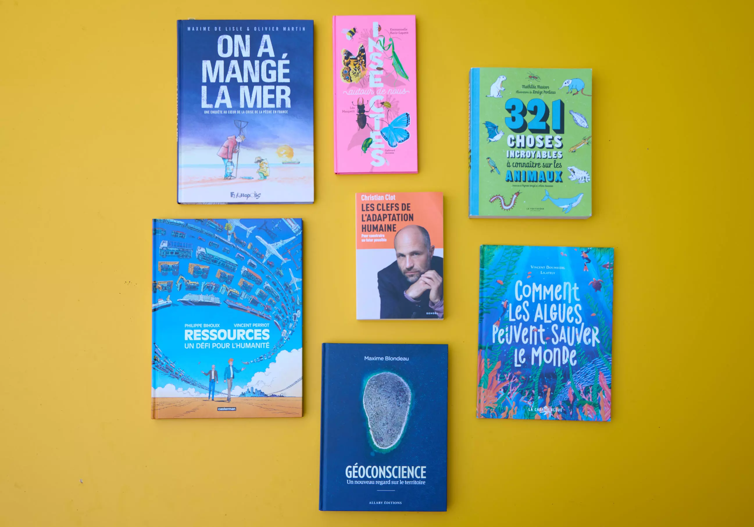 Les ouvrages nommés pour le Prix du Livre Environnement 2025