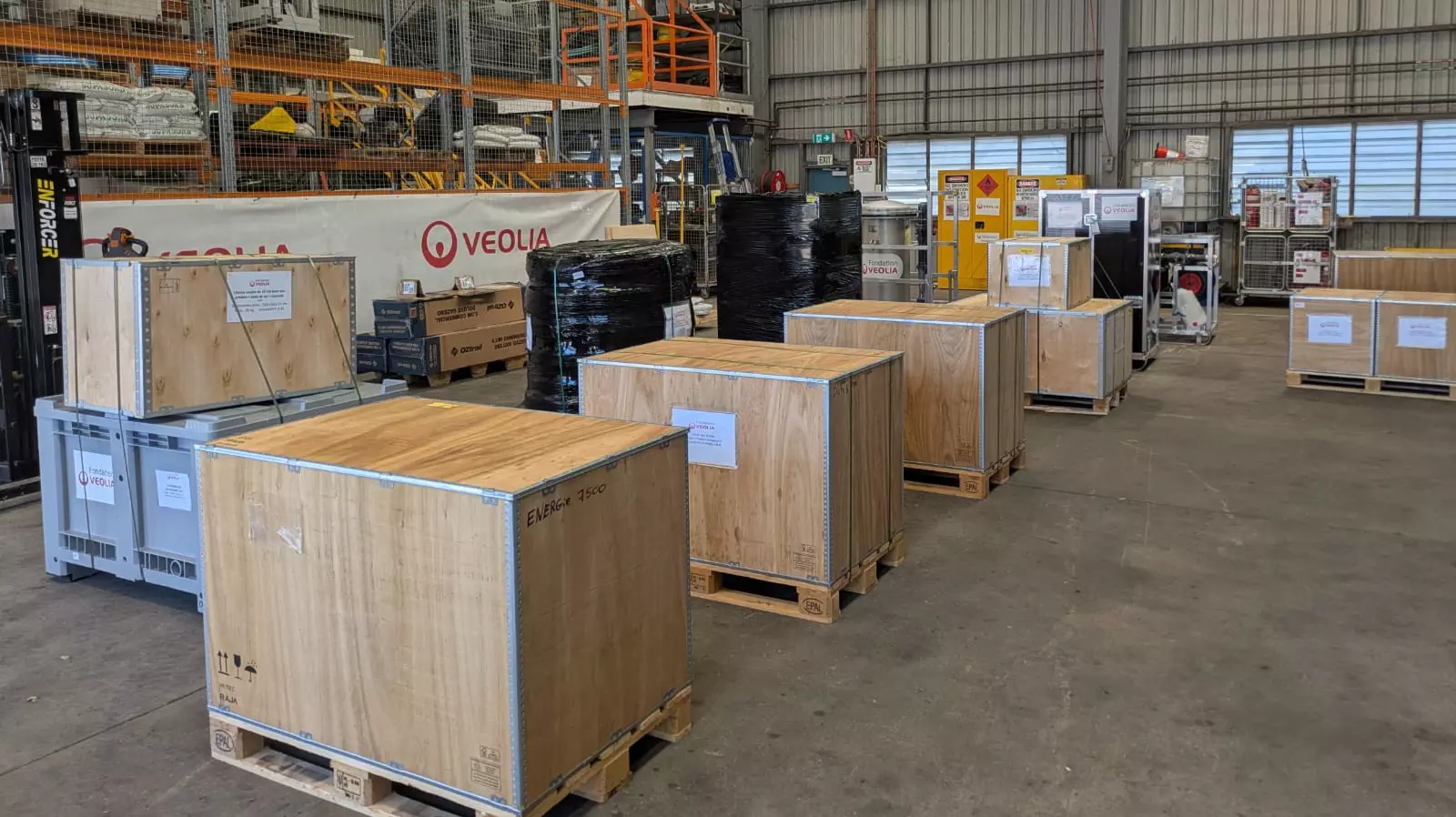 Plateforme logistique de la fondation Veolia, Ile-de-France