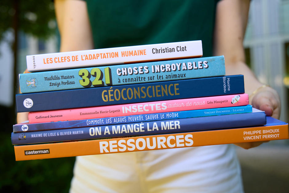 Les ouvrages nommés au Prix du Livre Environnement 2024 de la fondation Veolia.