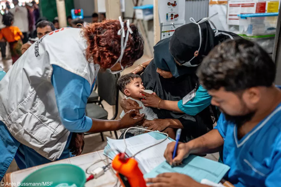 Hôpital MSF à Bangladesh © Ante Bussmann / MSF
