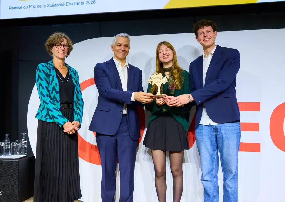 L'Association Semeurs reçoit le Prix de la Solidarité Etudiante 2026 de la fondation Veolia