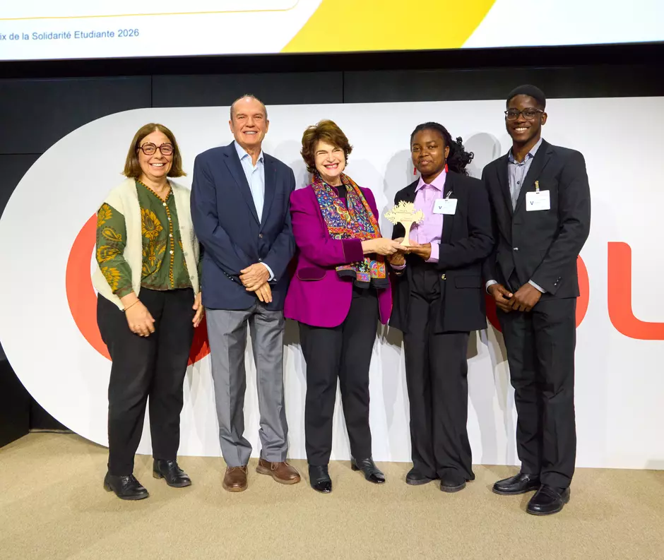 L'association Avenir Vert Solidaire (AVS) lauréate du Prix du public de la Solidarité Etudiante 2026 de la fondation Veolia