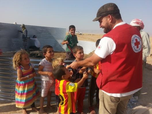 Childrens in Khanke camp