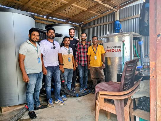 Thomas Schwarz en mission au Bangladesh autour de l'OIM, Saniforce Solar