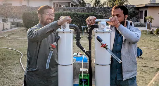 Mission Frédéric Gogien et Julie Schmitt, Pakistan, avec Médecins Sans Frontières, janvier 2025