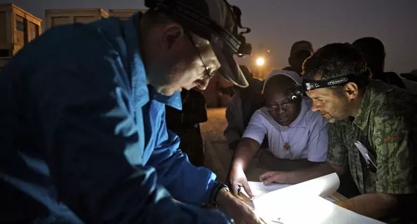 Coordonner les secours à Haïti