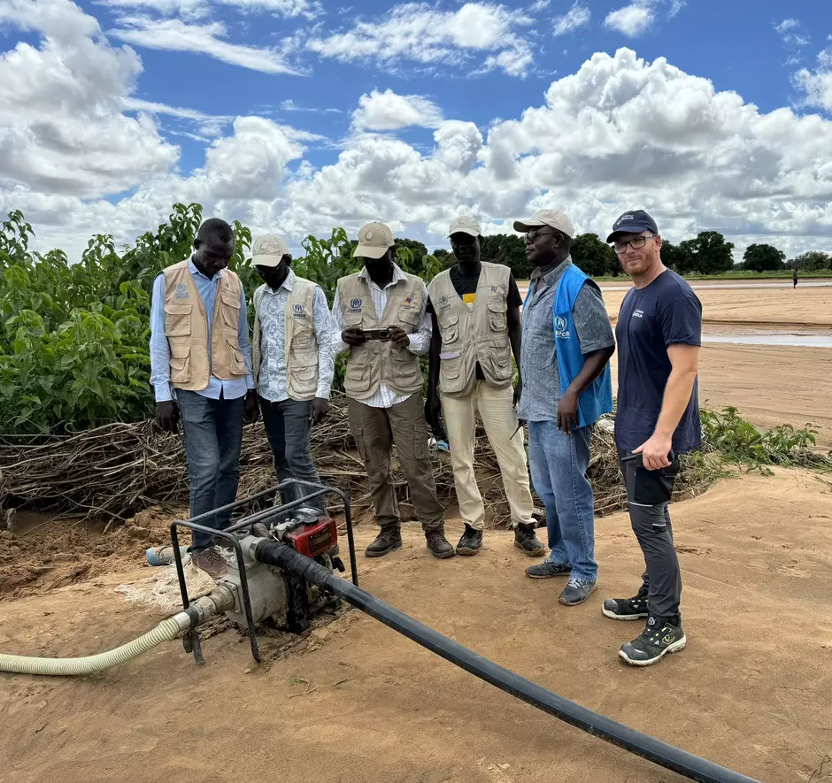 2024 08 Mission Tchad, UNHCR, Fondation Veolia, Sylvain Mousset