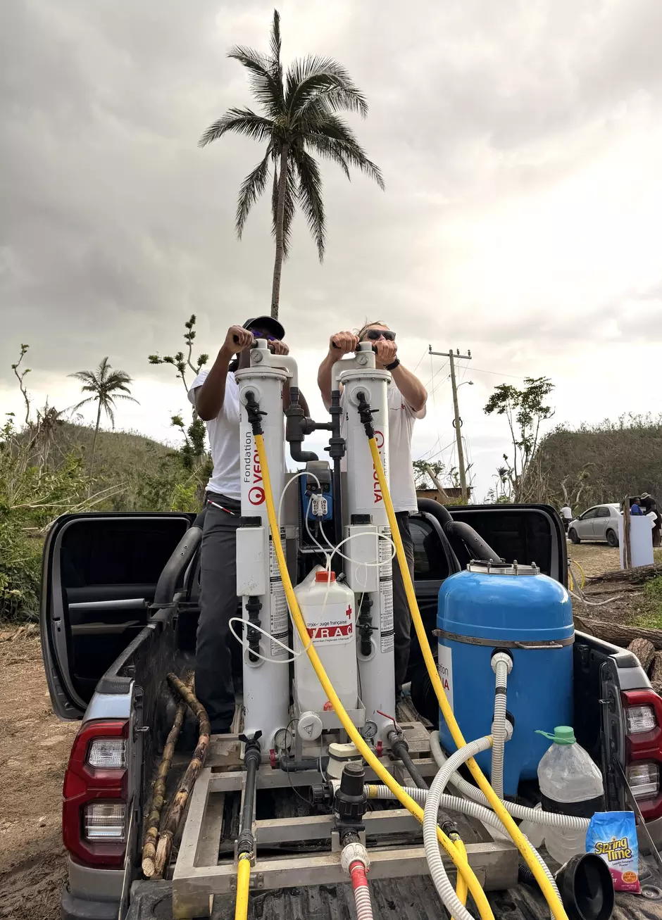 Vanessa Amstrong a formé six collègues Veoliaforce issus de l'expertise Water Technologies.