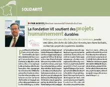 La Fondation VE soutient des projets humainement durables