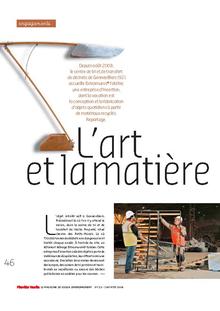 L'art et la matière