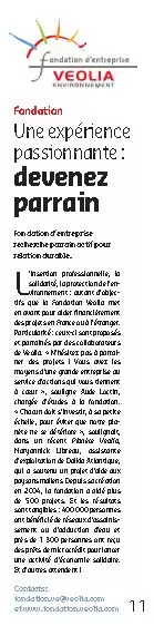 Une expérience passionnante : devenez parrain