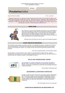Foundation Info No.13