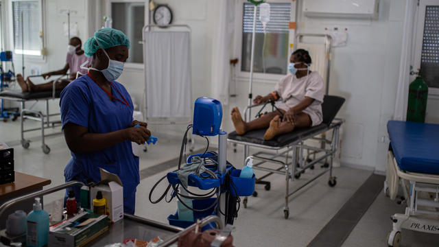 Un hôpital géré par MSF à Haïti