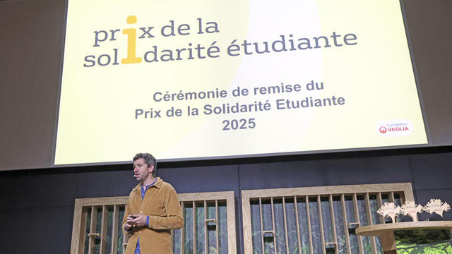 Prix de la Solidarité 2025 - Vincent Edin, maître de cérémonie