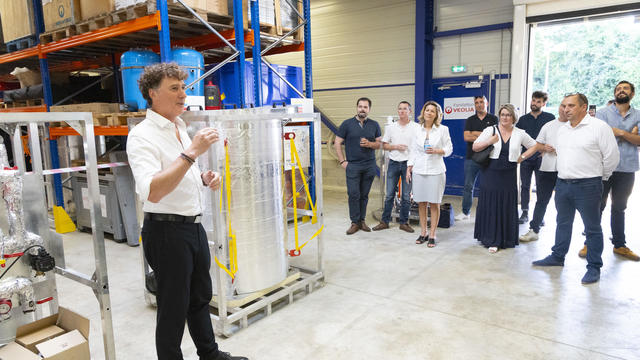 Inauguration de la plateforme logistique de la fondation Veolia, Savigny-le-Temple, 11 juin 2025